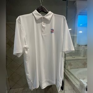SMU dry fit polo Peter Millar